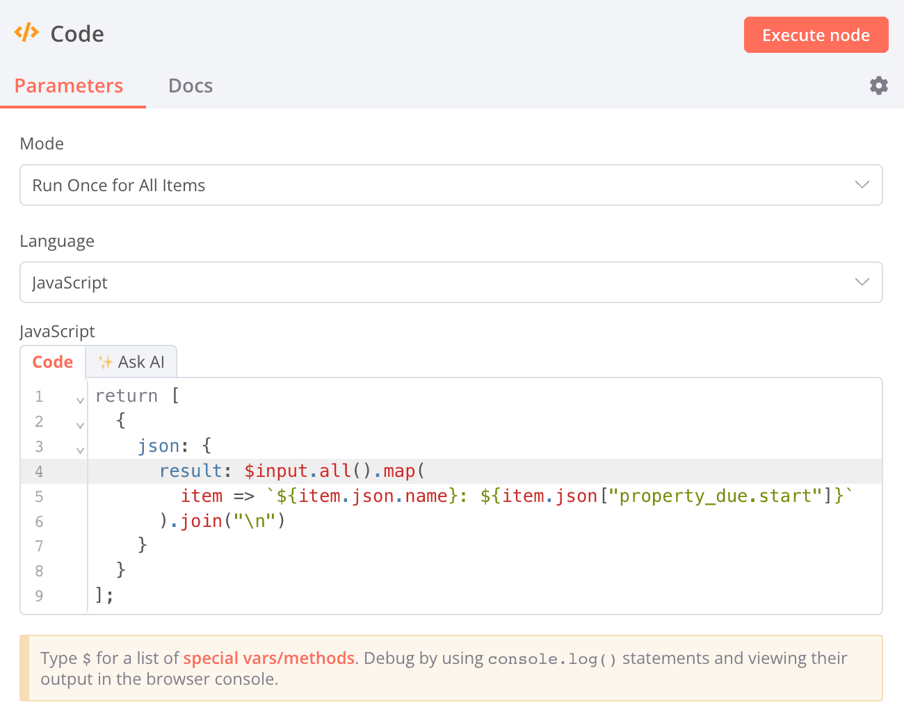 Join database items